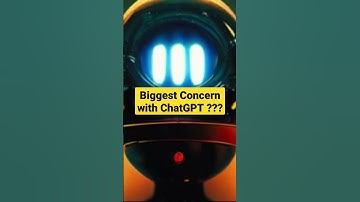 BIGGEST CONCERN with ChatGPT ???