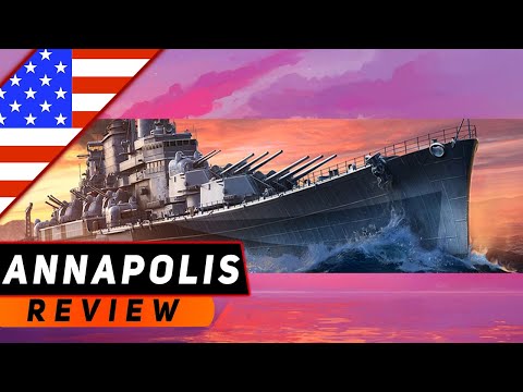 Видео: КРЕЙСЕР ANNAPOLIS! ЭВОЛЮЦИЯ ИЗ DES MOINES В СВЕРХИМБУ! МИР КОРАБЛЕЙ/WORLD OF WARSHIPS