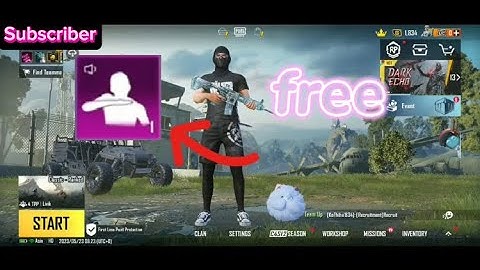 New update Free emote😱| PUBG MOBILE #pubg #pubgmobile #free