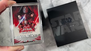 Star Wars™ The Last Jedi™ 5oz Silver Poster Coin