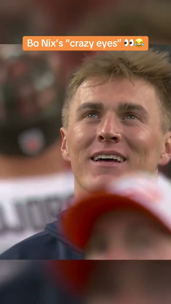 Watch out for Bo Nix's crazy eyes #shorts