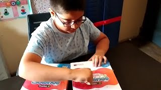 He is so happy to see this...BYJU'S Class-6 CBSE Books Unboxing video in detail(Hindi audio)