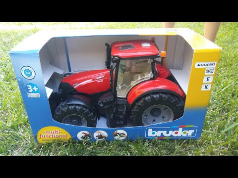 BRUDER 03199 Case Optum i przyczepa Krampe "Wojtek"