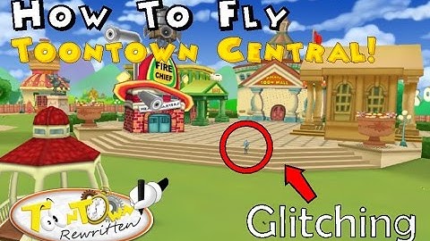 Toontown Rewritten - How to fly in Toontown Central [Easy Glitch]