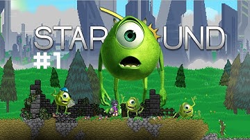 Hypocritical Robot On The Planet Of The Mike Wazowskis I Starbound Modded #1