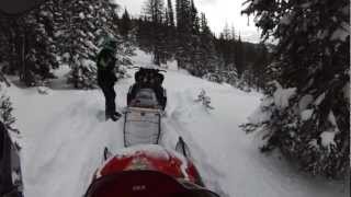 Sledding Snowy Range Feb 2012