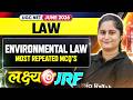 UGC NET Law | UGC NET Environmental Law Most Repeated MCQ's | UGC NET Law Preparation