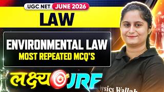 UGC NET Law | UGC NET Environmental Law Most Repeated MCQ's | UGC NET Law Preparation