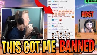 The Host That Got Tfue Banned From Twitch - Fortnite Best And Funny Moments