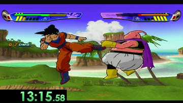 DBZ Budokai 3 speed run any%(no capsules) #dragonballz #dragonball #dbz #goku #dragonballsuper #game