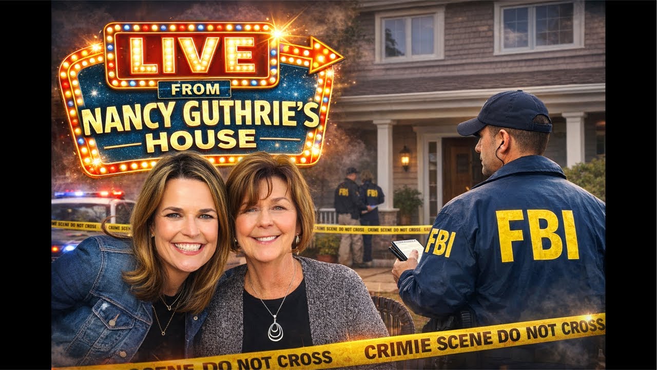 Live from Nancy Guthrie‘s house the manhunt continues