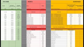 Debt Reduction Made Easy Debt Negotiation Spreadsheet