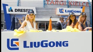 Liugong Dressta Machinery At Autostrada Maszbud 2018 Exhibition In Poland