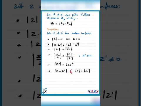résumé : complexe #bac #3eme #mariemmaths