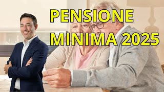 Pensione minima 2025: cos’è la pensione minima, novità del 2025