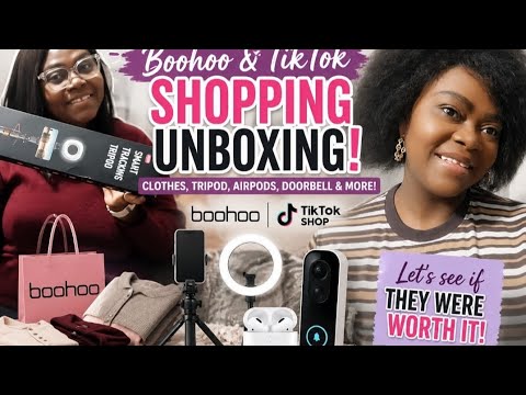 Boohoo + TikTok Shopping Haul | New Season Clothes & Tech Unboxing 