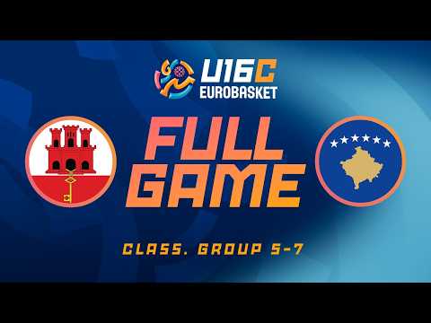 LIVE - Gibraltar v Kosovo | FIBA U16 Women's EuroBasket 2026 Division C