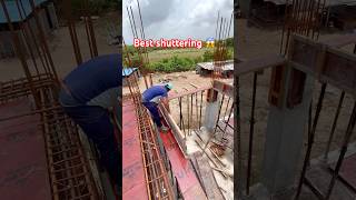 Plywood shuttering carpenter work construction #shorts #viral #trendingshorts #construction #work