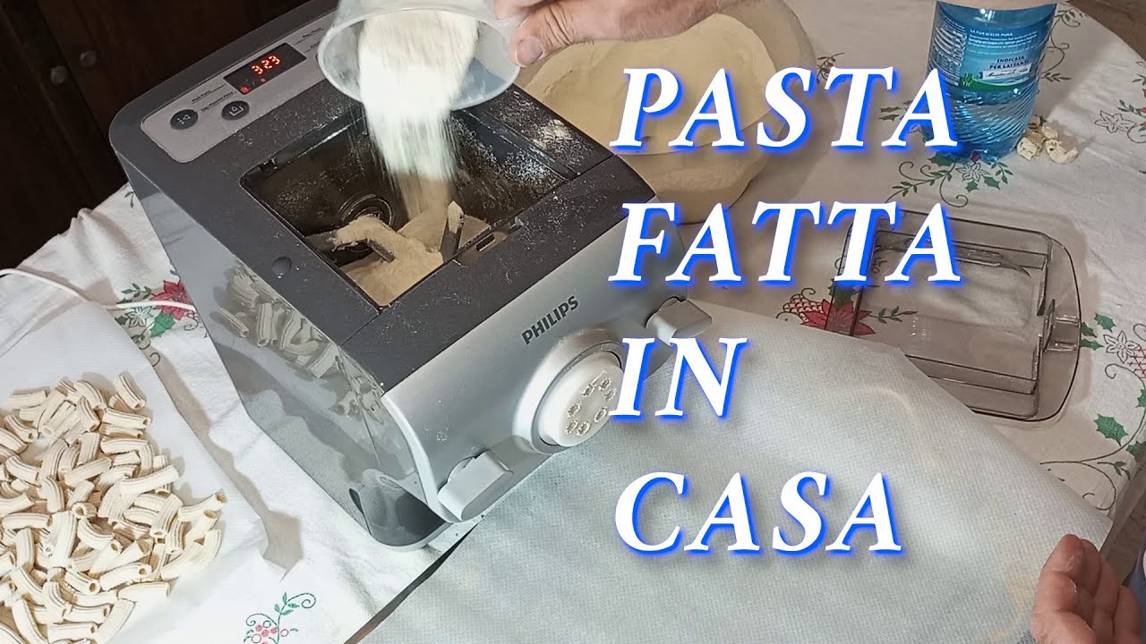 E001 - Come fare la pasta fresca in casa con la Philips Pasta Maker ...