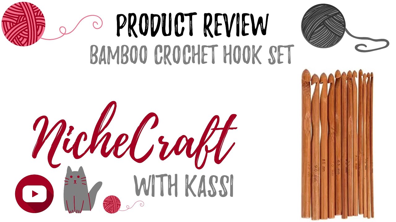 Bamboo Crochet Hook set by ZXUY, Unboxing & Review