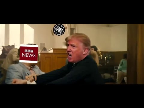 Spoof video of president in 'Church of Fake News' goes viral