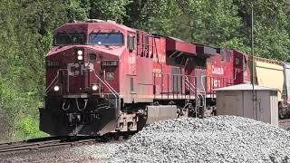 Skeena Pacific Cpkc Train Westbound At Taft, Bc 1432Hrs 2023-05-31