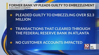 Former Bank VP Pleads Guilty to Embezzlement | May 14, 2025 | News 19 at 4 p.m.
