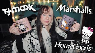 HUGE HALLOWEEN HAUL 2023! TJ Maxx, Marshall's, HomeGoods + Viral Hello Kitty Items!