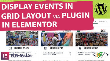 How to Display Event in Grid Layout in Elementor WordPress | Add Events Calendar Grid Widget