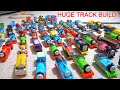 Wow huge thomas and friends trackmaster mega track build