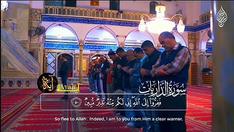 فَفِرُّوا إِلَى اللَّهِ ۖ إِنِّي لَكُم مِّنْهُ حالات واتساب قرآن كريم بصوت القارئ اسلام صبحي  islam