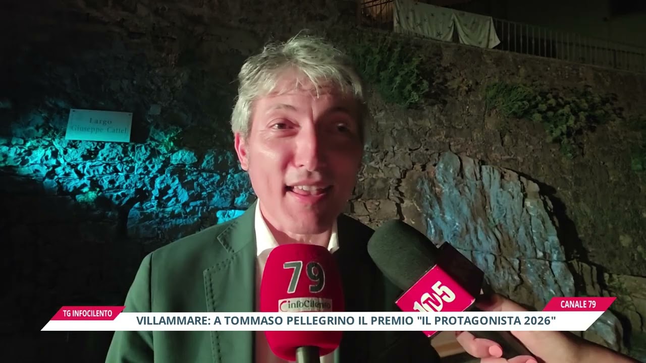 Villammare: a Tommaso Pellegrino il premio "Il protagonista 2026" per la medicina