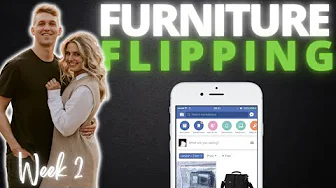 Flipping Furniture To Sell On Facebook Marketplace | Paying For Our Living Expenses (PT.2)