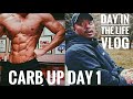 【VLOG】炭水化物1,100g以上！カーボアップのフル食【大会2日前】