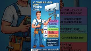AC Error Codes Explained | Temperature, Fan, Compressor, Communication &amp; More | #mithraelectronics