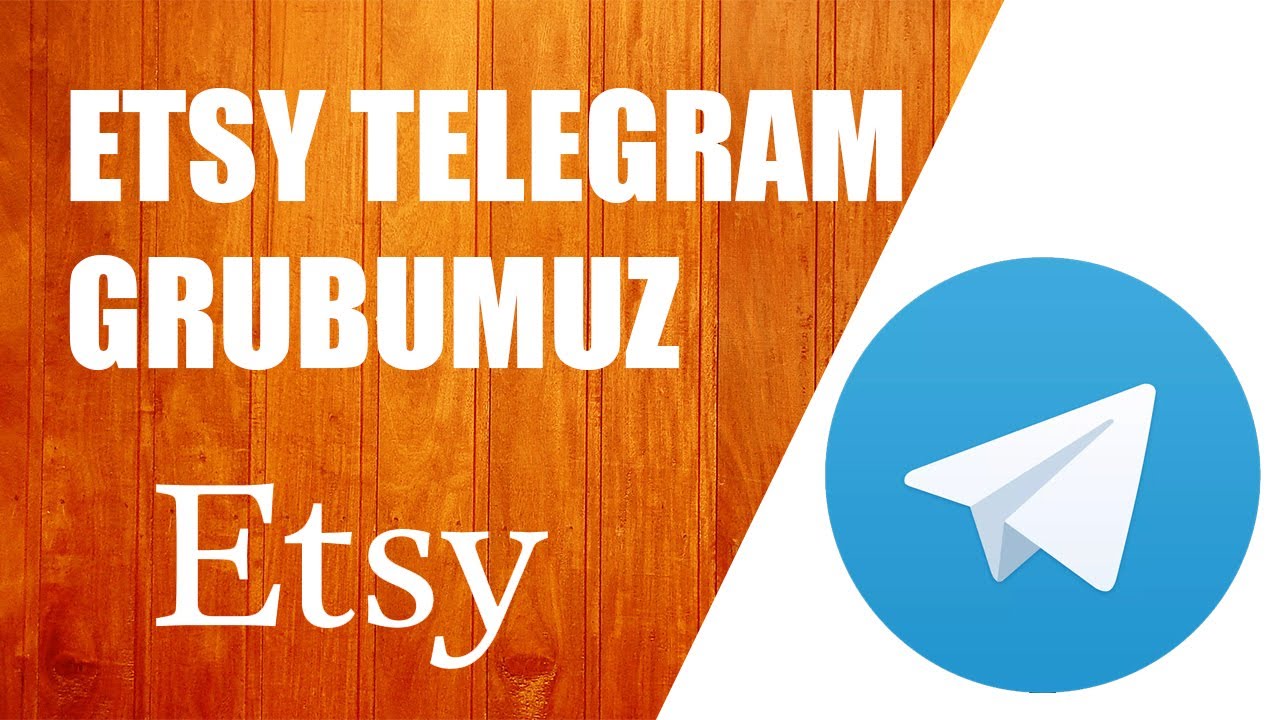 ETSY Telegram Grubumuz Açıldı Online Türkçe ETSY Kursu YouTube
