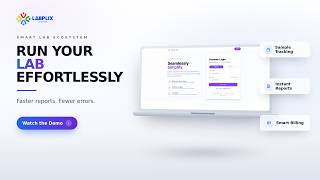 LabPlix — Run Your Entire Diagnostic Lab From One Dashboard