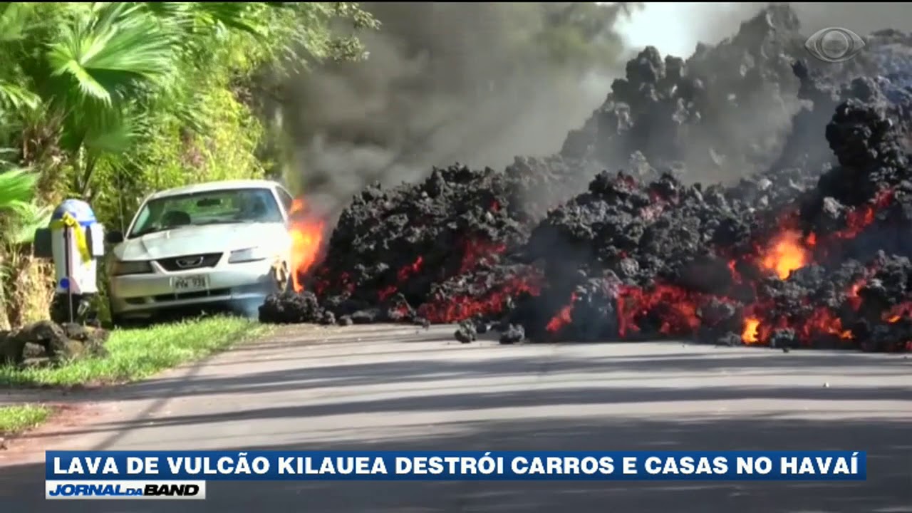 Resultado de imagem para Lava de vulcão no Havaí destrói mais dezenas de casas