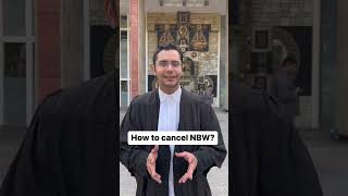 How Cancel Non bailaible warrants #law #lawyer #legal