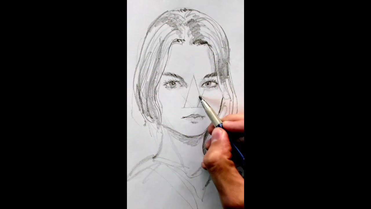 How To Draw A Nose The Easiest Way