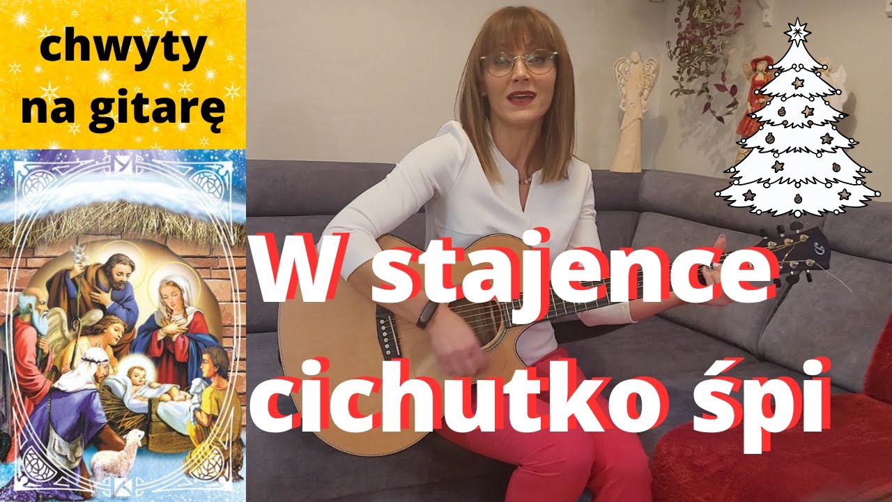 W stajence cichutko śpi - chwyty + tekst - Piosenki religijne z gitarą