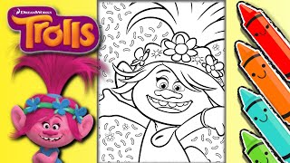 Trolls Band Together Coloring Pages | Coloring For Kids | Poppy