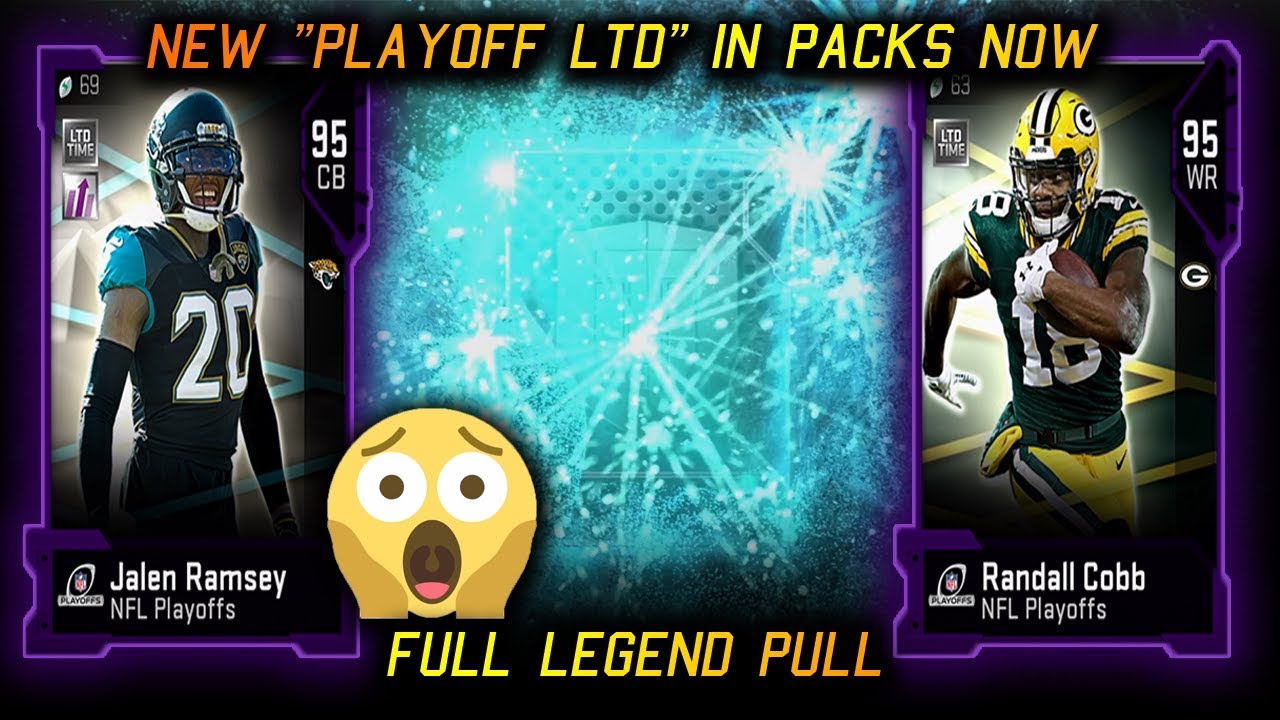 Full Legend Pull!!! New Jalen Ramsey And Randall Cobb Playoff LTD'S| Madden NFL 19 Ultimate Team