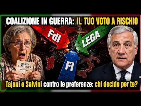Video LEGGE ELETTORALE BLOCCATA: Meloni, Salvini e Tajani litigano. Chi vuole RUBARE il tuo voto?