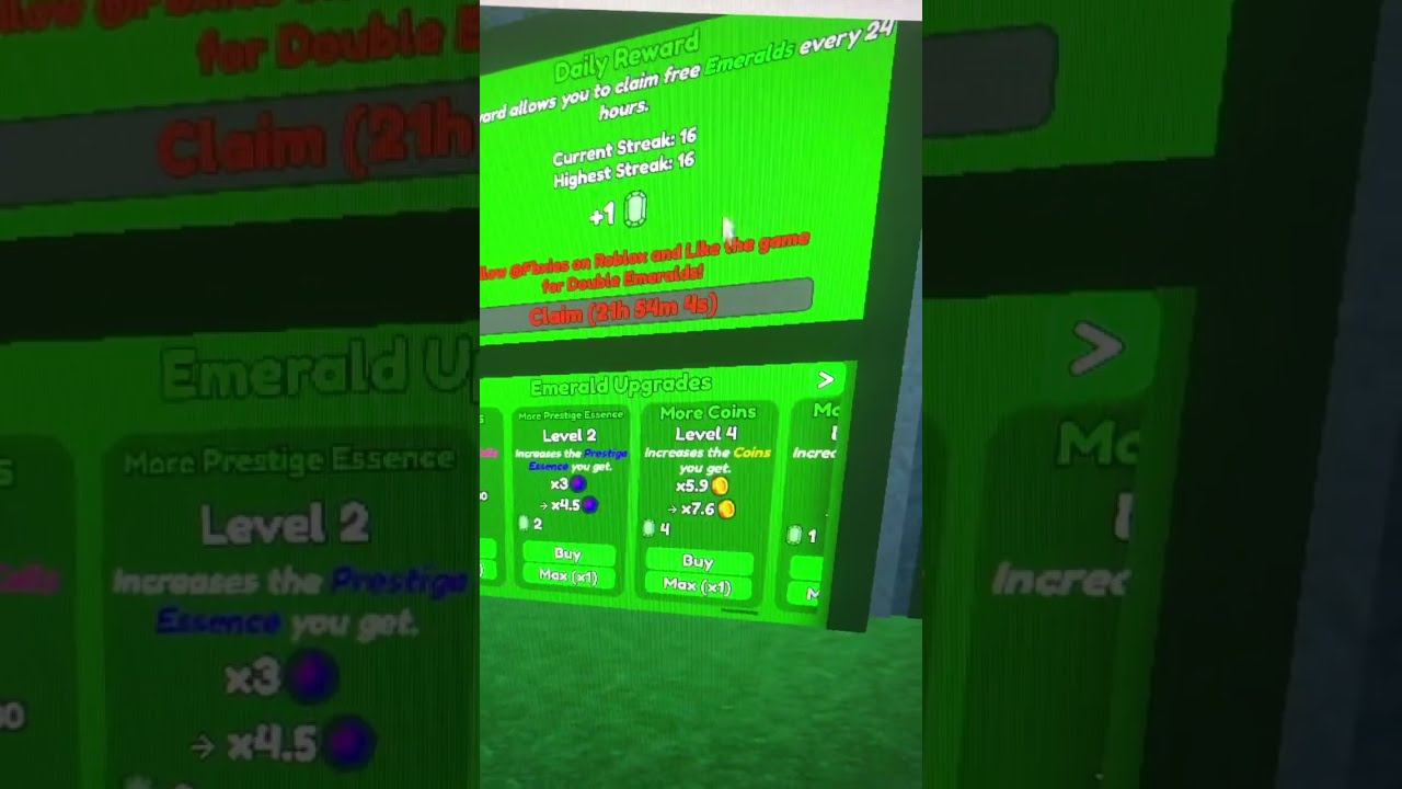 Day 1 Emerald Streak Circle Grinding Incremental