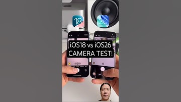 🔍 New Camera UI! iOS 18 vs iOS 26 #iOS18 #iOS26 #iPhoneCamera