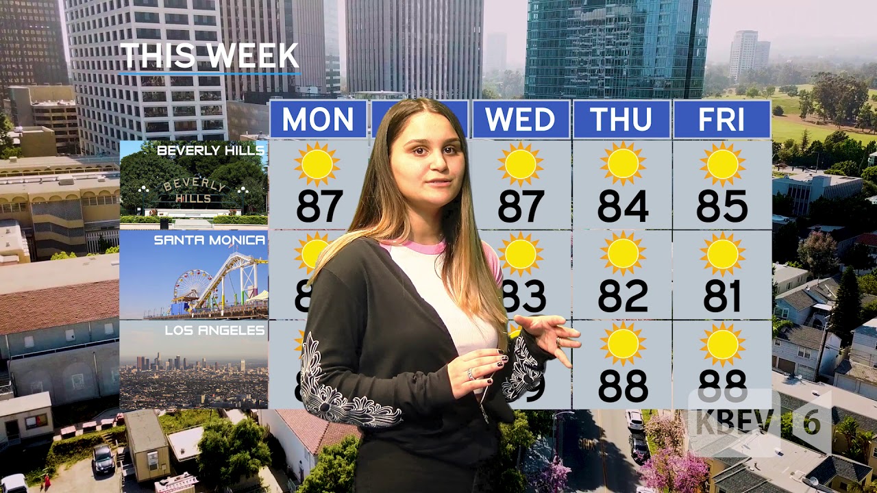 KBEV Weekly Weather Forecast with Jasmine Songhorian September 2