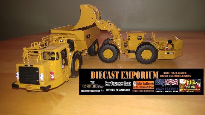 Miniatura Caminhão Articulado Subterrâneo Caterpillar Modelo AD60 Escala  1:50 - 85516 - Super Tek