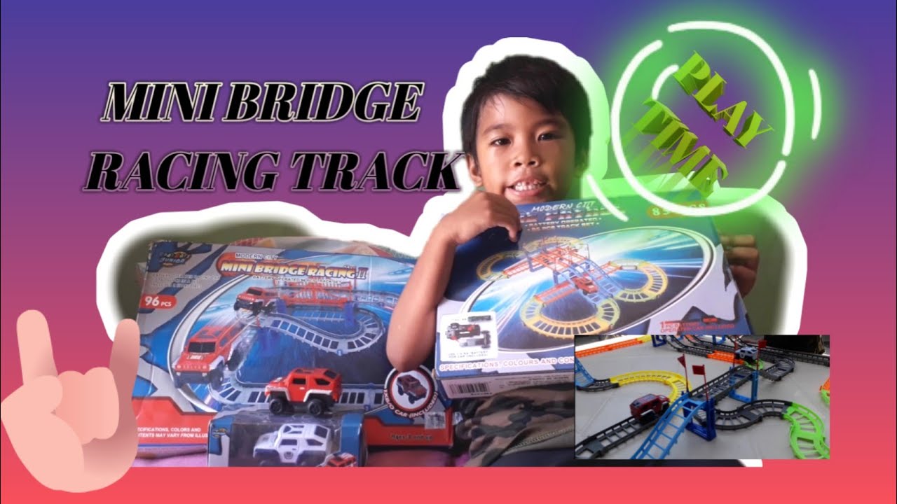 RACING TRACK - Mini Bridge race tracks - YouTube