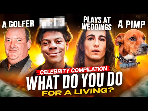 Asking Celebrities What They Really Do For A Living *Compilation